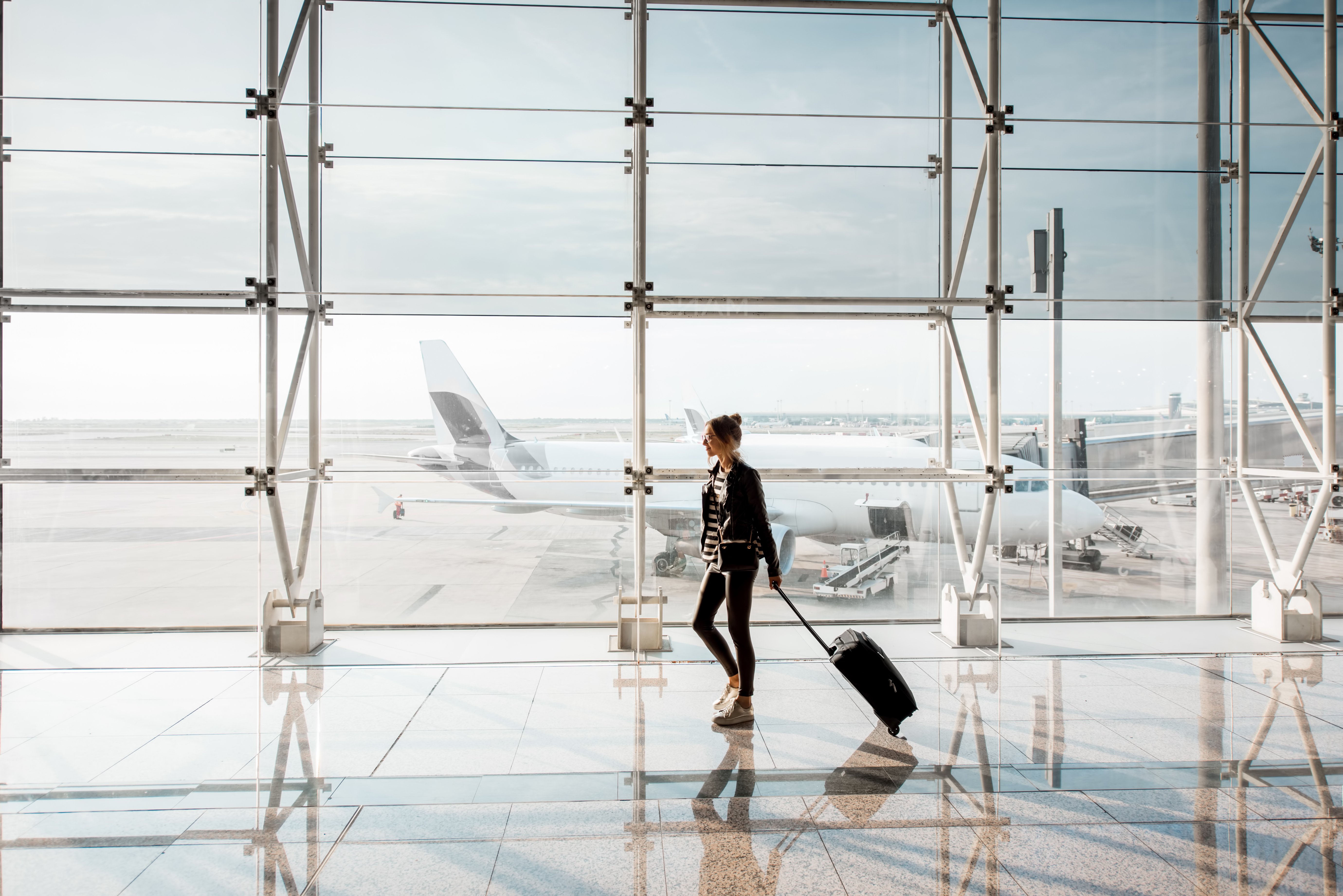 Woman at the Airport